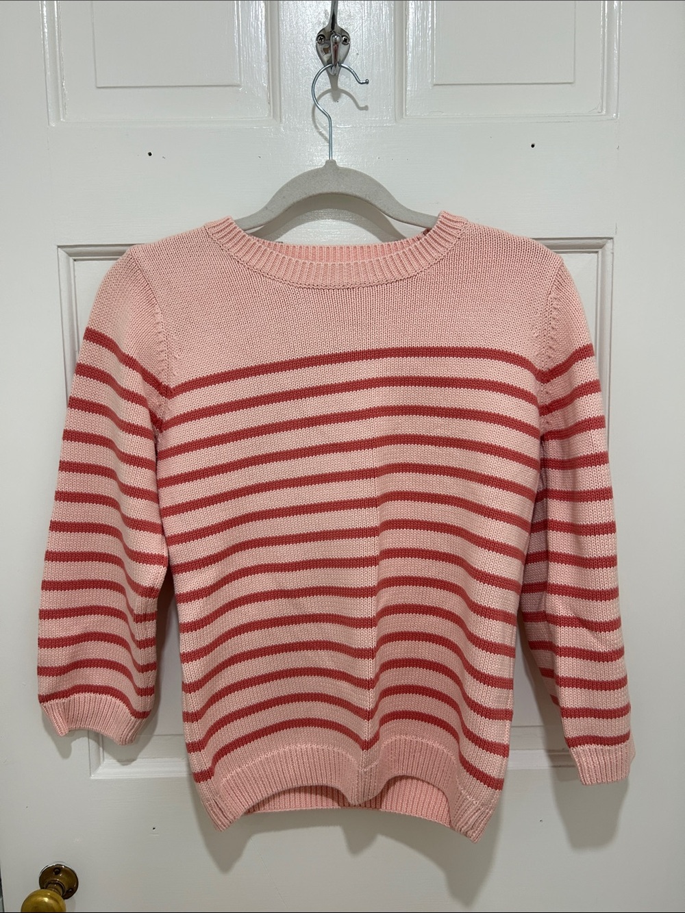 Minnow Kids Pink Crewneck Sweater - Women's Lightweight Knit